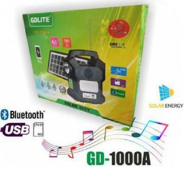Ηλιακό Σύστημα Φωτισμού Με Πάνελ GDLite GD-1000A