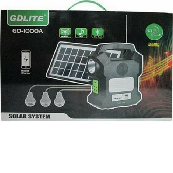 Ηλιακό Σύστημα Φωτισμού Με Πάνελ GDLite GD-1000A