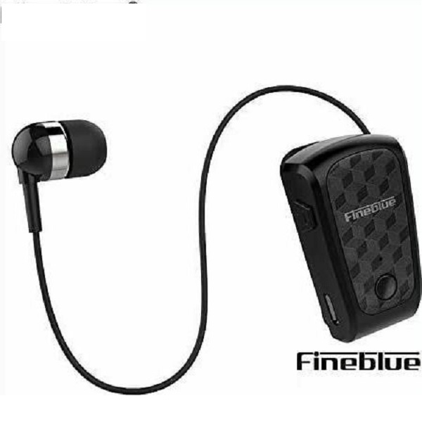 Bluetooth Handsfree Earbud Ακουστικό Πέτου Μαύρο Fineblue FQ-10 PRO