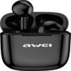 Awei T26 Earbud Bluetooth Handsfree Ακουστικά με Αντοχή στον Ιδρώτα και Θήκη Φόρτισης Μαύρα