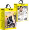 Awei T20 In-ear Bluetooth Handsfree Ακουστικά με Αντοχή στον Ιδρώτα και Θήκη Φόρτισης Μαύρα