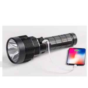 Φακός Αδιάβροχος Επαναφορτιζόμενος ΕΞΤΡΑ ΔΥΝΑΤΟΣ  2000Lm W5101