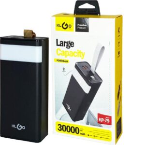Power Bank 30000mAh με 2 Θύρες USB-A Μαύρο KLGO KP-79