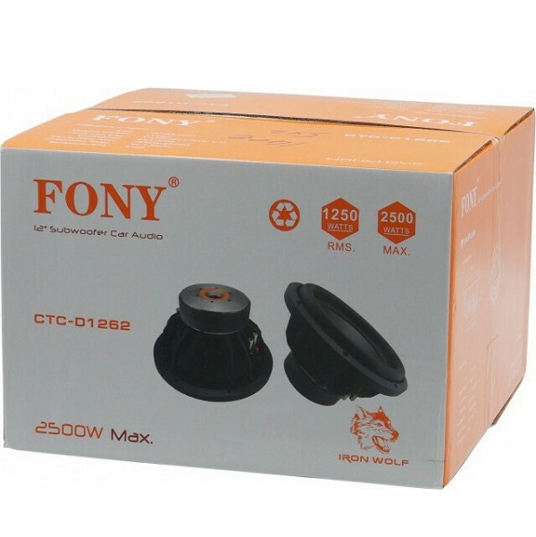 Subwoofer Αυτοκινήτου 12" FONY CTC-D1262