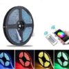 20211203142724_49d558f3.jpg Ταινία LED Τροφοδοσίας 12V RGB Μήκους 5m Σετ με Τηλεχειριστήριο και Τροφοδοτικό Τύπου SMD5050 Andowl