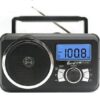 Ραδιόφωνο Φορητό Επαναφορτιζόμενο με USB Κόκκινο Μαύρο FP-910RC