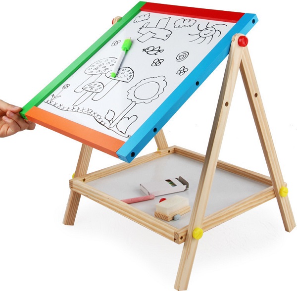 Πίνακας Μαρκαδόρου Μαυροπίνακας Επιδαπέδιος 38,5x34x66εκ.