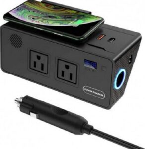 Φορτιστής Αυτοκινήτου Μαύρος  2.4A με Θύρες: 2xUSB 1xType-C