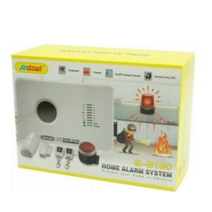 Συναγερμού Σύστημα Ασύρματο με Ανιχνευτή Κίνησης , Αισθητήρα Πόρτας , 2 Τηλεχειριστήρια και Κέντρο Q-B10C Andowl