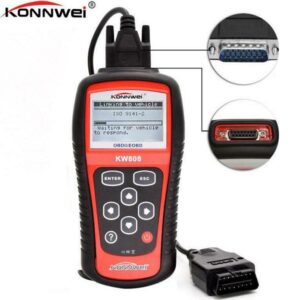 Ψηφιακό Διαγνωστικό Αυτοκινήτου OBD 2 με Καλώδιο Konnwei KW808