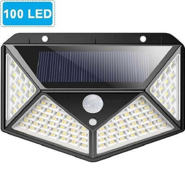 Ηλιακό Φωτιστικό Επιτοίχιας Τοποθέτησης Στεγανό IP65 με Ανιχνευτή Κίνησης και Αισθητήρα Φωτός