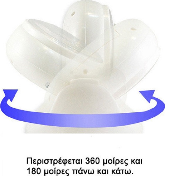 Φωτιστικό Ασφαλείας Μπαταρίας με Ανιχνευτή Κίνησης Light Angel