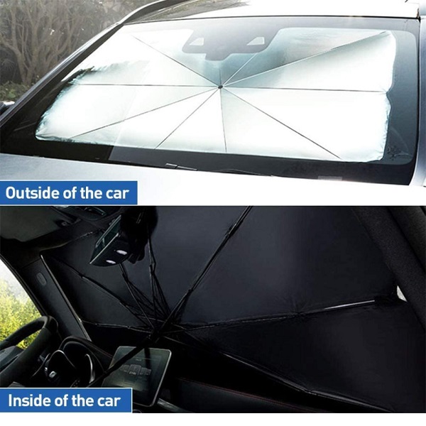 Ηλιοπροστασία Παρμπρίζ Αυτοκινήτου Εσωτερική 130x80εκ PS-109556