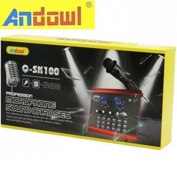 Andowl Εξωτερική Επαγγελματική Κάρτα Ήχου Q-SK100
