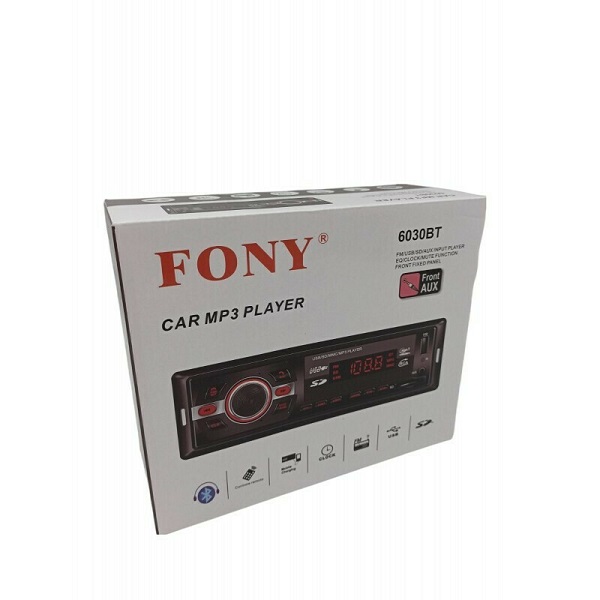 Ηχοσύστημα Αυτοκινήτου Universal 1DIN (Bluetooth/USB/AUX) FONY 6030BT