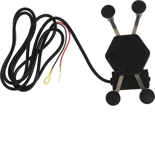 Βάση Κινητού Μοτοσυκλέτας με Ρυθμιζόμενο Βραχίονα για το Τιμόνι και Φορτιστή Andowl JC-08