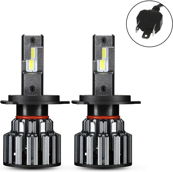 Λάμπες Αυτοκινήτου H4 LED NovSight 6000K Ψυχρό Λευκό 12-24V 70W 2τμχ A397-F03-H4