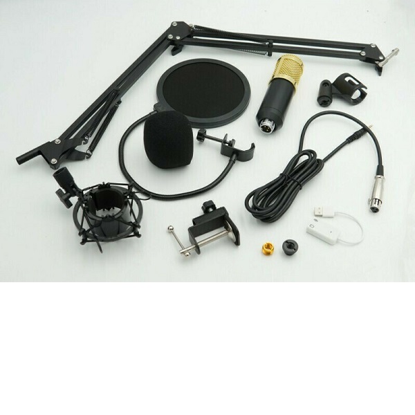 20220111152306_2928f04b.jpg Πυκνωτικό Μικρόφωνο με Καλώδιο XLR σε USB MIC7 Τοποθέτηση Shock Mounted/Clip On Φωνής