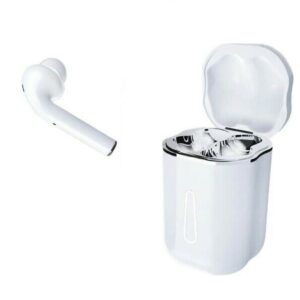 Bluetooth Handsfree Ακουστικά με Θήκη Φόρτισης Λευκά S18 TWS In-ear