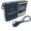 Φορητό Ραδιόφωνο Επαναφορτιζόμενο με USB Μαύρο CMIK MK-116