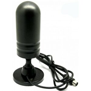 DVB-TW30 Εσωτερική Κεραία Τηλεόρασης (δεν απαιτεί τροφοδοσία) σε Μαύρο Χρώμα Σύνδεση με Ομοαξονικό (Coaxial) Καλώδιο