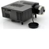 Mini Projector Λάμπας LED Μαύρος UC28+