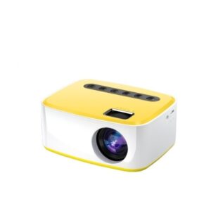 Mini Projector Τεχνολογίας Προβολής LCD Λάμπας LED με Φυσική Ανάλυση 320 x 240 και Φωτεινότητα 500 Ansi Lumens με WiFi Κίτρινος