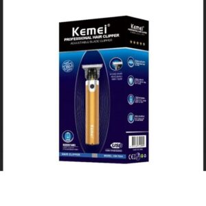 Kemei Επαγγελματική Επαναφορτιζόμενη Κουρευτική Μηχανή Χρυσή