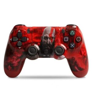 Doubleshock Ασύρματο Gamepad για PS4 God Of War Κόκκινο