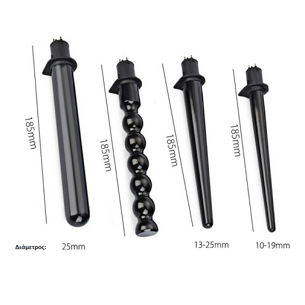 Ψαλίδι Μαλλιών για Μπούκλες 59W 4 Σε 1 Κωνικό Kemei KM-4083