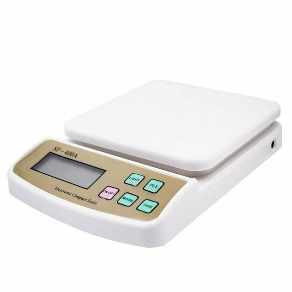 Ζυγαριά Κουζίνας Ψηφιακή 1gr/10kg Λευκή SF-400A