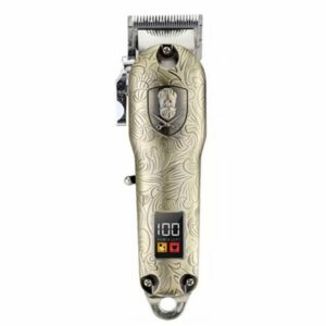 Kemei Επαγγελματική Επαναφορτιζόμενη Κουρευτική Μηχανή Χρυσή KM-2029