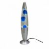 Διακοσμητικό Φωτιστικό Lava Lamp 34,5cm σε Ασημί Χρώμα CH00111