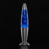 Διακοσμητικό Φωτιστικό Lava Lamp 34,5cm σε Ασημί Χρώμα CH00111