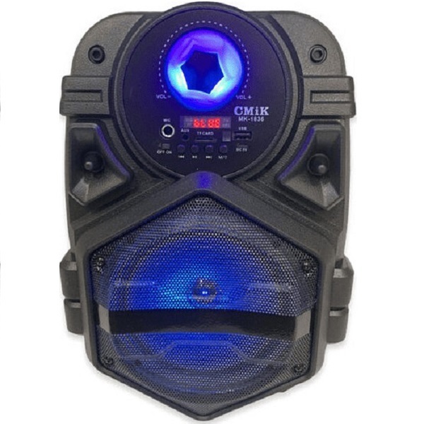 Φορητό Ηχείο Bluethooth - Karaoke σε Μαύρο Χρώμα CMIK MK-1836