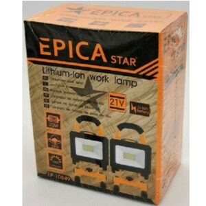 Φακός Προβολέας Επαναφορτιζόμενος Led 1800lm 21V TO Epica Star EP-10849