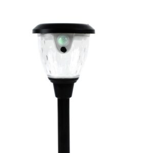 Καρφωτό Ηλιακό Φωτιστικό με Ανιχνευτή Κίνησης σε Μαύρο Χρώμα GD-2203-D