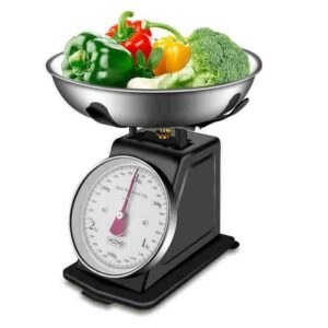 Ζυγαριά Κουζίνας Αναλογική 20gr/3kg Μαύρη Hoomei HM-1232