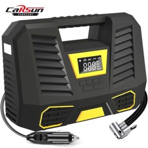 Τρόμπα Αυτοκινήτου με Καλώδιο Αναπτήρα 12V Carsun C1808-2 150PSI