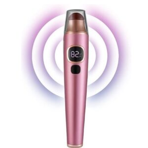 Συσκευή στυλός με δόνηση για μασάζ ματιών - πρήξιμο, μαύροι κύκλοι WG-100 Needle Massage Roller for Eyes Rose Gold