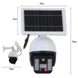 20220314124641_f7ec5cd8.jpg Επιτοίχιο Ηλιακό Φωτιστικό με Ανιχνευτή Κίνησης σε Λευκό Χρώμα GD-330