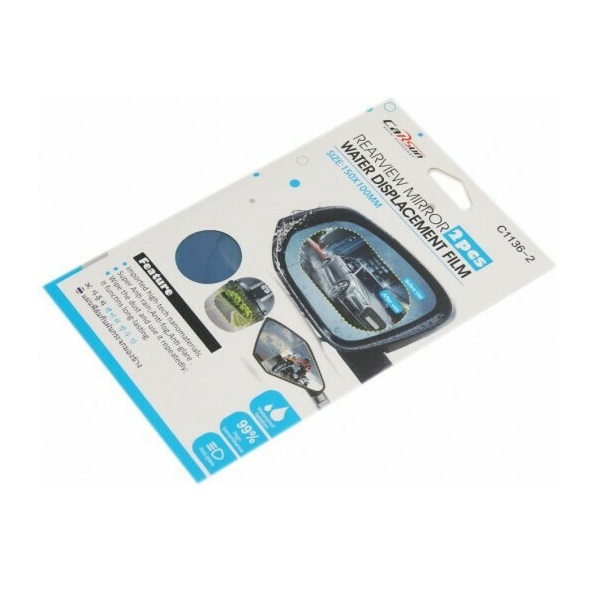 Προστατευτικές Μεμβράνες για Καθρέπτες Αυτοκινήτου 15cm x 10cm 2τμχ AU-C1136-2