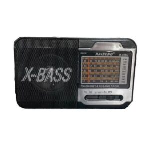 Φορητό Ραδιόφωνο Μπαταρίας με USB Μαύρο RAISENG R-306U