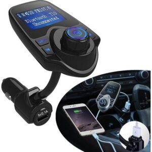 FM Transmitter Αυτοκινήτου T10 με Bluetooth  USB