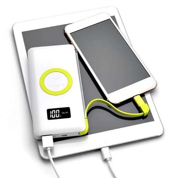 Power Bank 15000mAh 18W με Θύρα USB-C Λευκό Andowl