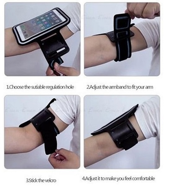 Θήκη Μπράτσου Αδιάβροχη έως 6.5″ Μαύρο Ezra EA-57