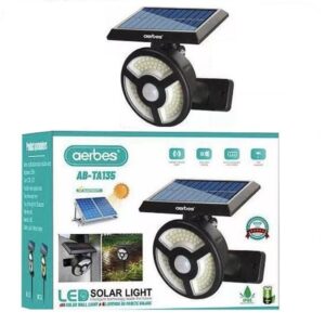 Ηλιακό Φωτιστικό Επιτοίχιας Τοποθέτησης με Αισθητήρα Φωτός AB-TA135