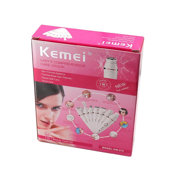 Kemei KM-375 Συσκευή Περιποίησης 7 Σε 1 Σώματος και Προσώπου