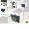 Aorlis AO-78046 Φορητό Κλιματιστικό Air Cooler & LED Φωτισμό Λευκό