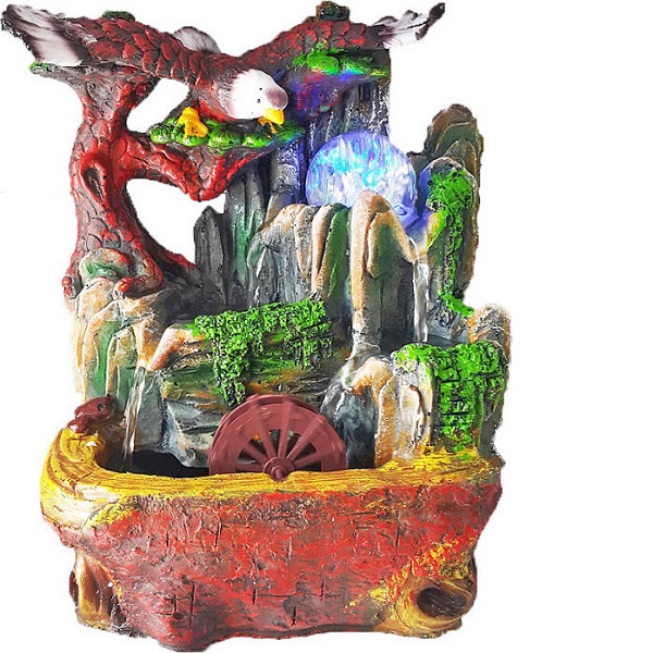 Διακοσμητικό Συντριβάνι Feng Shui με Τρεχούμενο Νερό 21x16x27cm 1918